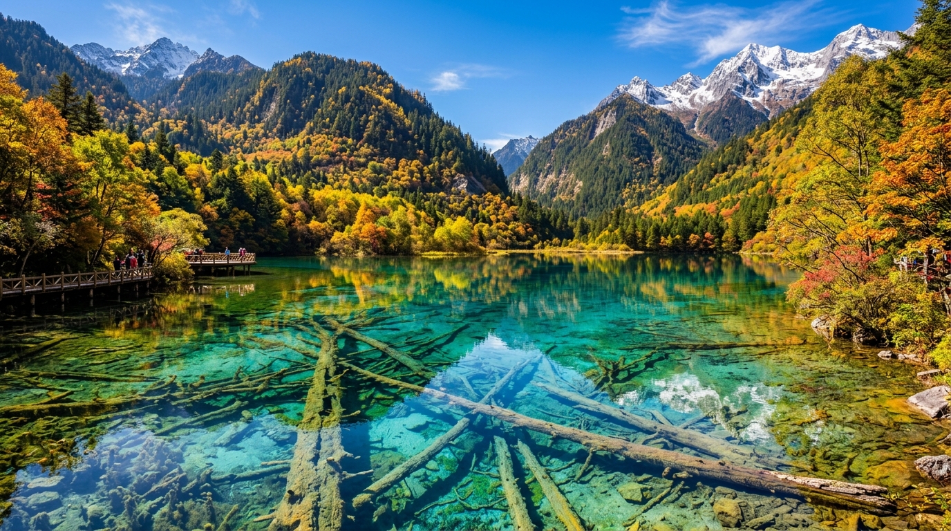 Jiuzhaigou & Pandas: 4-Day UNESCO Wonders & Eastern Alps
